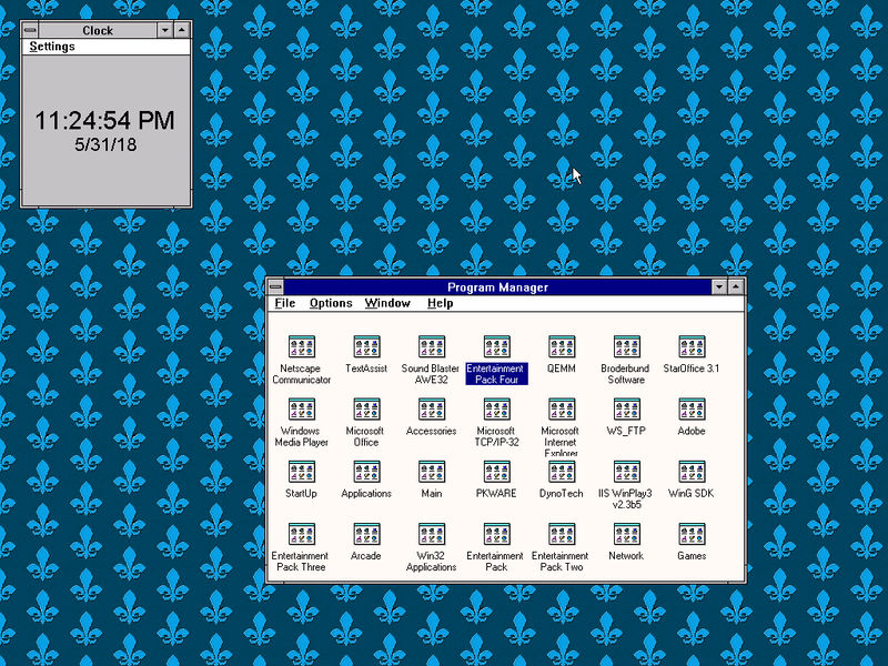 Illustration for article titled Amazingly cringe old wallpapers